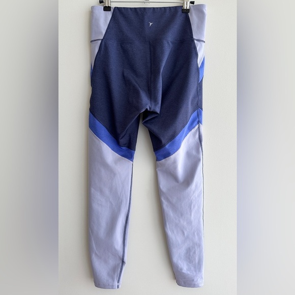 Old Navy High-Waisted Elevate Color-Block Compression Leggings, Pageant Purple,L - Picture 8 of 16